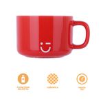 Taza-Con-Plato-Miniso-MINISO-Rainbow-Cer-mica-Roja-210-ml-3-24508