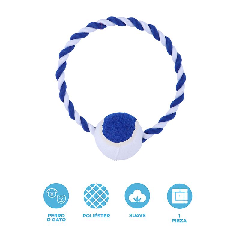 Juguete-De-Cuerda-Con-Pelota-Miniso-MINISO-Textil-Azul-3-24541
