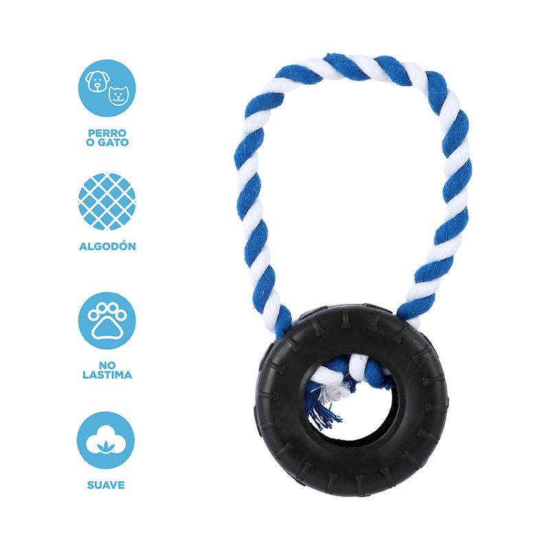Juguete-De-Cuerda-Con-Llanta-De-Goma-Miniso-MINISO-Textil-Azul-3-24543