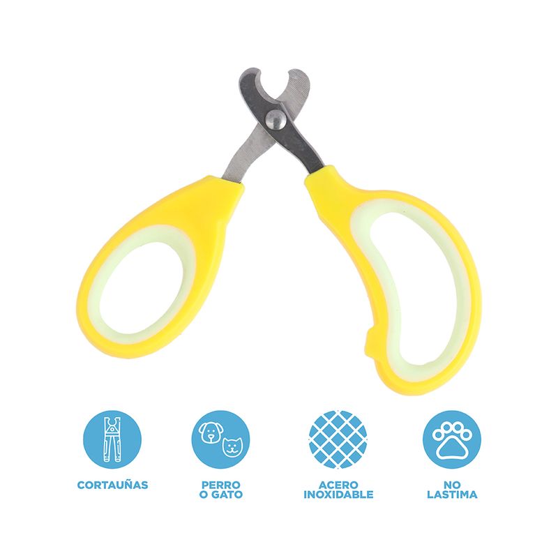 Corta-as-Para-Mascotas-Miniso-MINISO-Acero-Inoxidable-Amarillo-3-24546