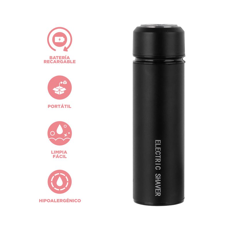 Rasuradora-El-ctrica-MINISO-Port-til-Pl-stico-Negra-Recargable-4-24835