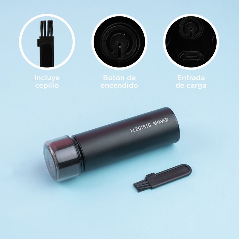 Rasuradora-El-ctrica-MINISO-Port-til-Pl-stico-Negra-Recargable-5-24835