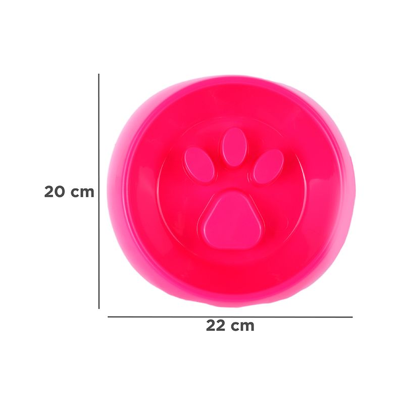 Taz-n-Para-Mascotas-Miniso-Huellita-Comedero-Lento-Sint-tico-Rosa-6-24556