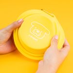 Taz-n-Port-til-Para-Mascotas-MINISO-Plegable-Silicona-Amarillo-2-24837
