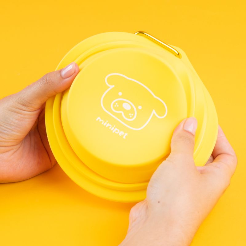 Taz-n-Port-til-Para-Mascotas-MINISO-Plegable-Silicona-Amarillo-2-24837