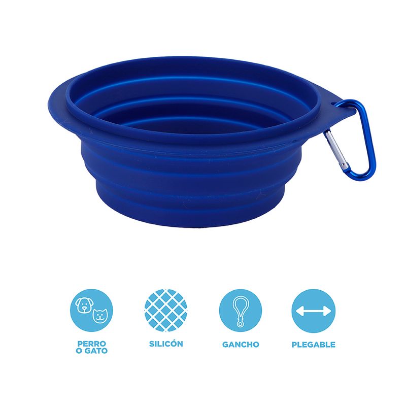 Taz-n-Port-til-Para-Mascotas-MINISO-Plegable-Silicona-Azul-3-24838