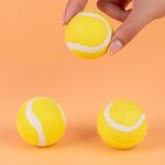 Juguetes-Para-Mascotas-Pelotas-Miniso-MINISO-Poli-ster-Amarillas-3-Piezas-2-24559