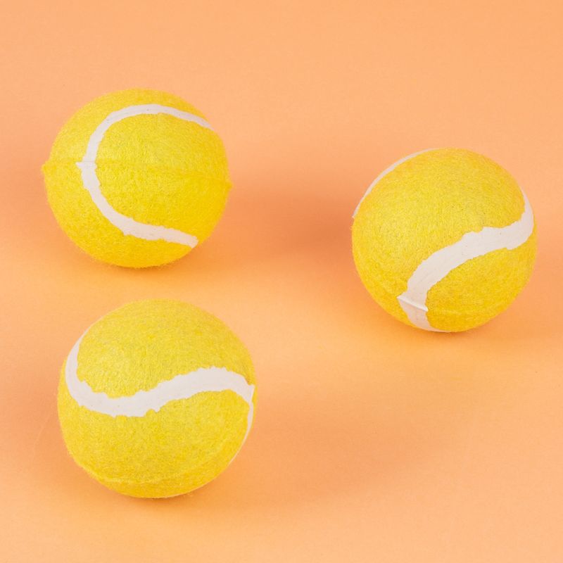 Juguetes-Para-Mascotas-Pelotas-Miniso-MINISO-Poli-ster-Amarillas-3-Piezas-4-24561