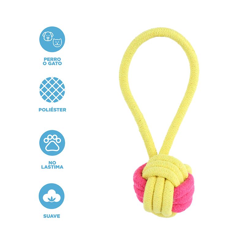Juguete-De-Cuerda-Para-Mascotas-MINISO-Textil-Amarillo-4-24845