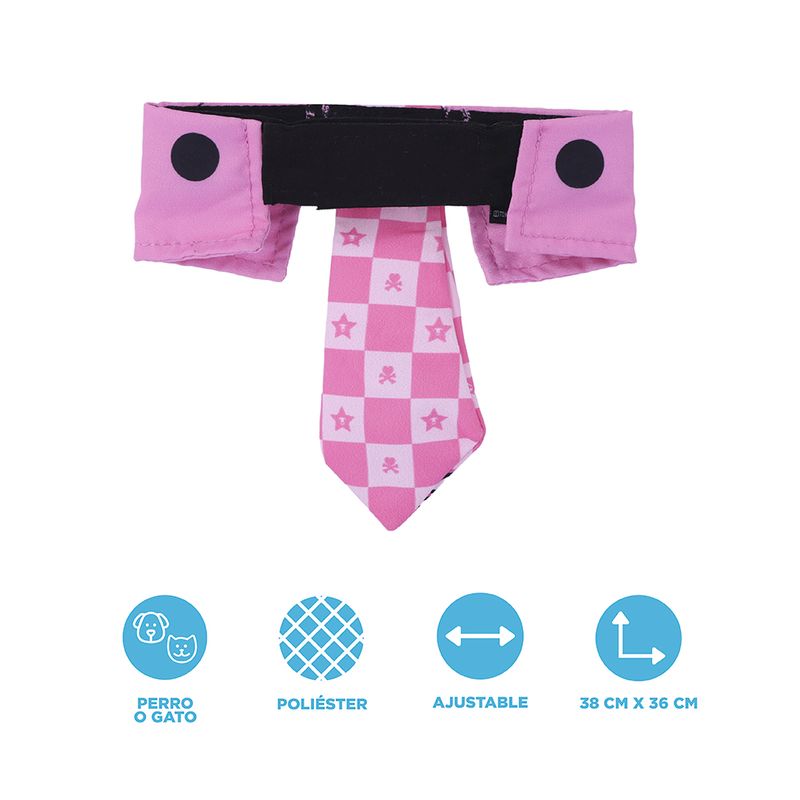 Corbata-Para-Mascotas-TOKIDOKI-100-Poli-ster-Rosa-3-24851