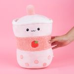 Peluche-Miniso-Malteada-De-Fresa-Fruit-Te-Felpa-Rosa-2-24570