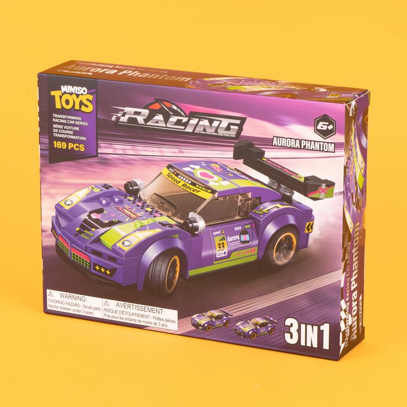 Bloques-De-Construcci-n-Miniso-MINISO-Auto-De-Carreras-Morado-169-Piezas-3-24573