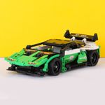 Bloques-De-Construcci-n-Miniso-MINISO-Auto-De-Carreras-Verde-325-Piezas-4-24576