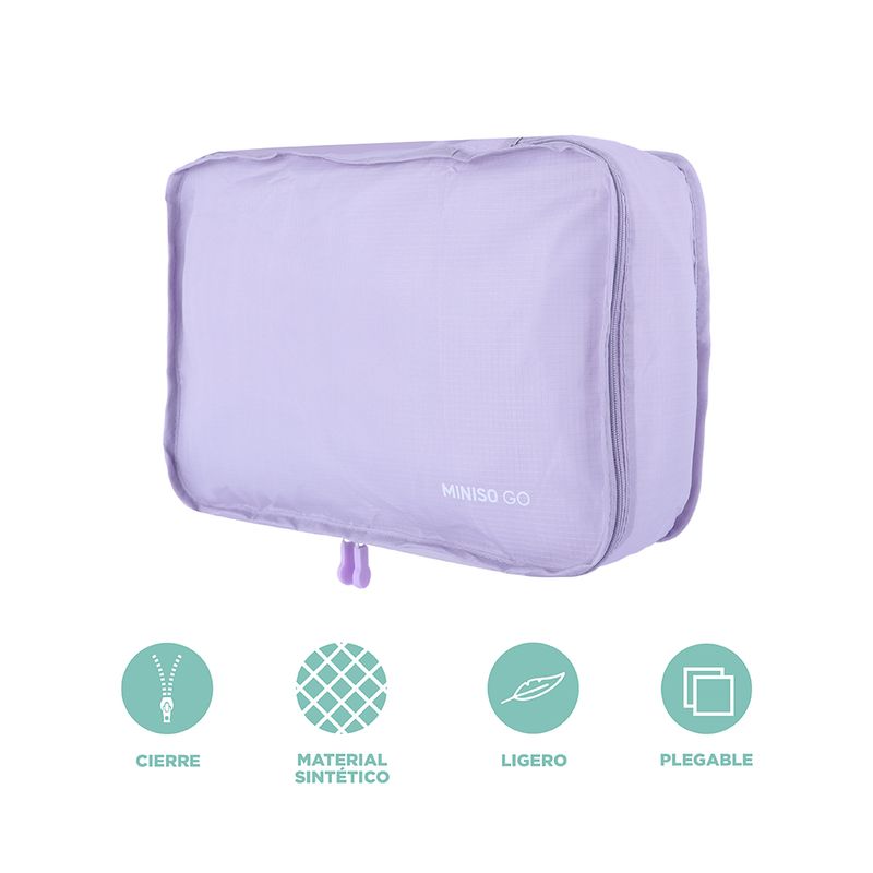 Bolsa-De-Almacenamiento-Plegable-Miniso-MINISO-Miniso-Go-Sint-tica-Lila-4-24580