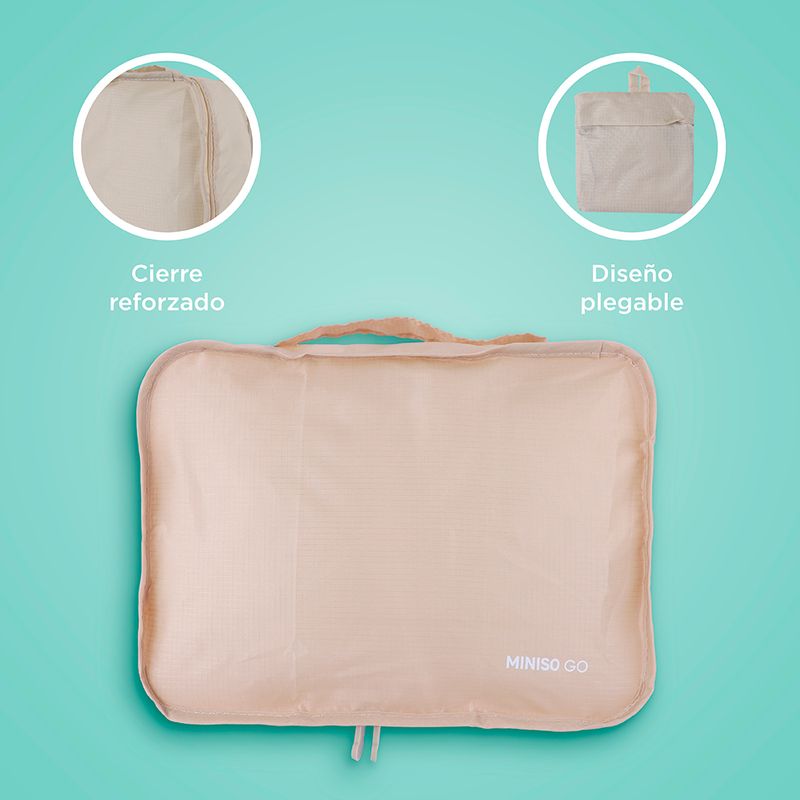 Bolsa-De-Almacenamiento-Plegable-Miniso-MINISO-Miniso-Go-Sint-tica-Caf-5-24581