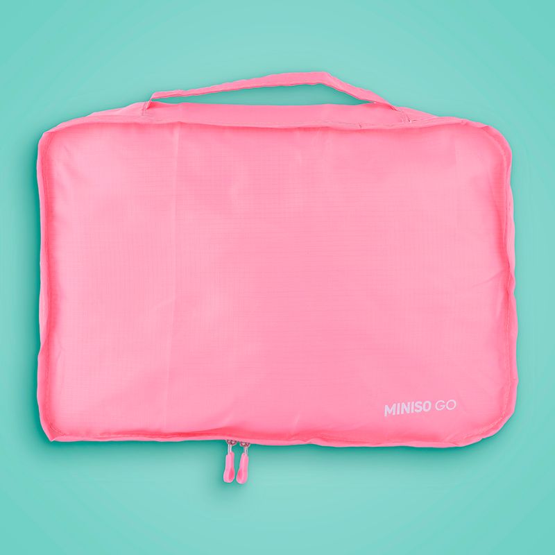 Bolsa-De-Almacenamiento-Plegable-Miniso-MINISO-Miniso-Go-Sint-tica-Rosa-2-24590