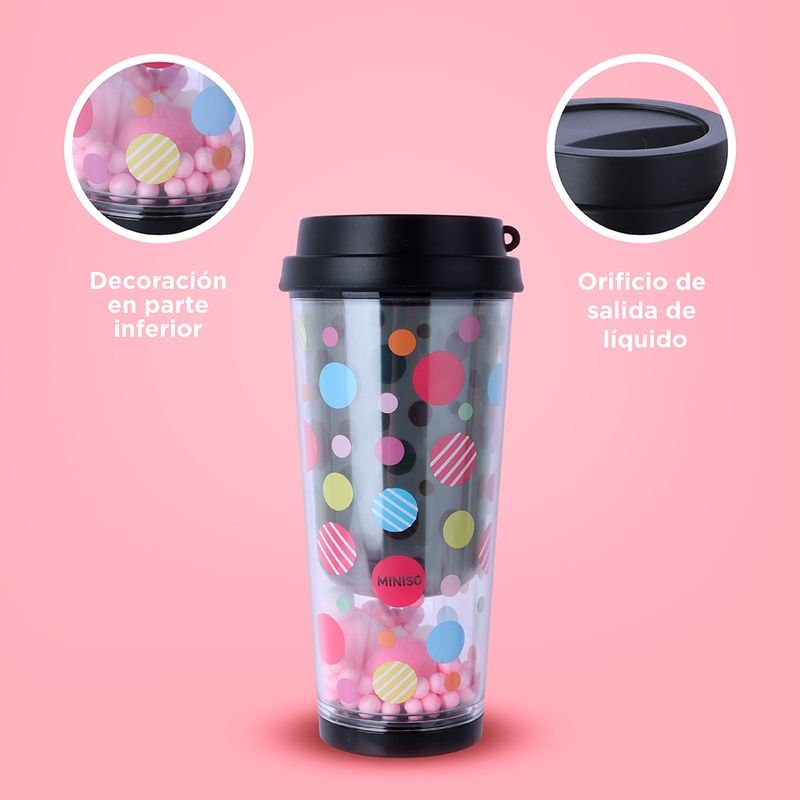 Vaso-Con-Tapa-MINISO-Dots-Pl-stico-Negro-Doble-Capa-5-24898