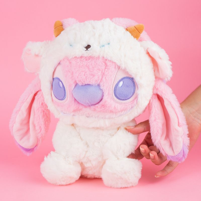 Peluche-LILO-STITCH-DISNEY-ngel-Disfrazada-De-Ovejita-Felpa-Rosa-2-24902