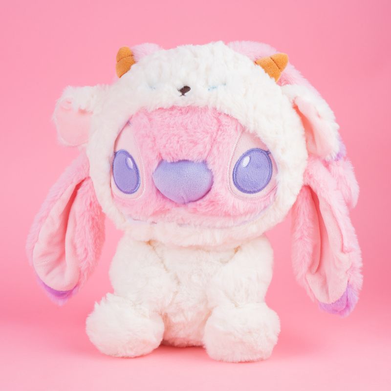 Peluche-LILO-STITCH-DISNEY-ngel-Disfrazada-De-Ovejita-Felpa-Rosa-7-24902