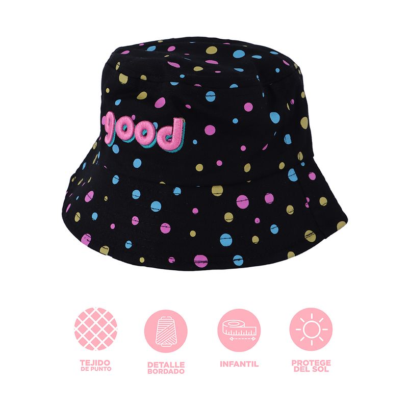 Sombrero-De-Copa-MINISO-Dots-Textil-Negro-3-24910