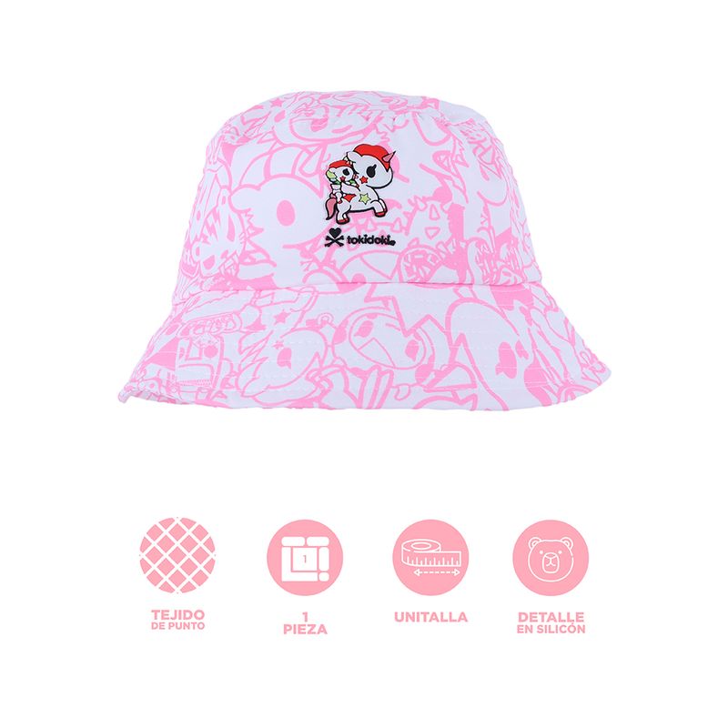 Sombrero-De-Copa-TOKIDOKI-Multiestampado-100-Poli-ster-Rosa-3-24916