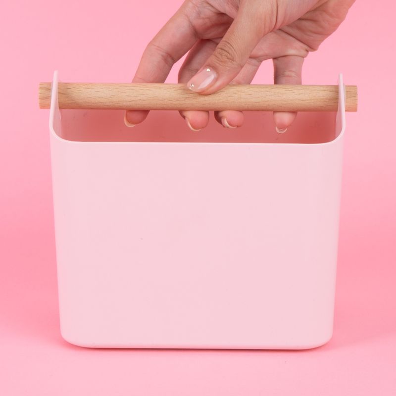 Organizador-De-Escritorio-Doble-Secci-n-MINISO-Pl-stico-Rosa-2-24939
