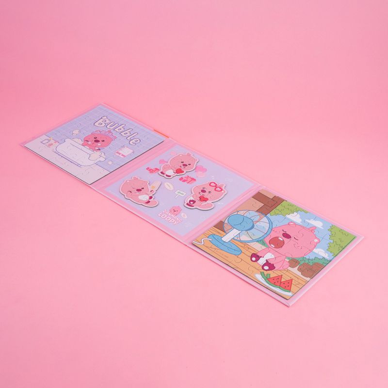 Libro-De-Rompecabezas-Magn-tico-LOOPY-Zanmang-Loopy-65-Piezas-4-24991