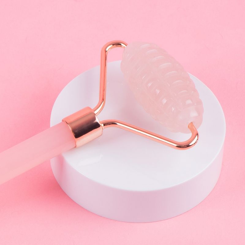 Rodillo-Masajeador-Facial-MINISO-Pink-Pearl-Cuarcita-Rosa-Doble-Cabeza-5-24994
