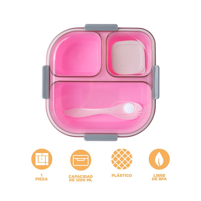 Contenedor-De-Alimentos-Gran-Capacidad-Pl-stico-Rosa-1200-ml-4-25001