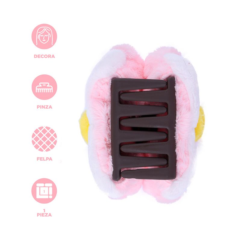 Pinza-Para-Cabello-MINI-FAMILY-Sra-Miniso-Afelpada-Rosa-3-25043