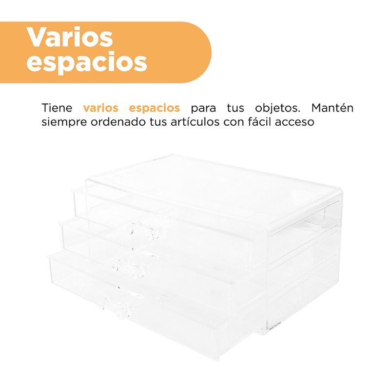 Organizador-De-Escritorio-Con-Cajones-MINISO-Pl-stico-Transparente-5-25059
