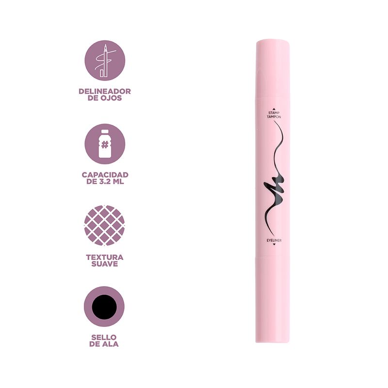 L-piz-Delineador-Liquido-Para-Ojos-Miniso-Minimalist-Wing-Stamp-3-2-ml-Doble-Punta-4-26619