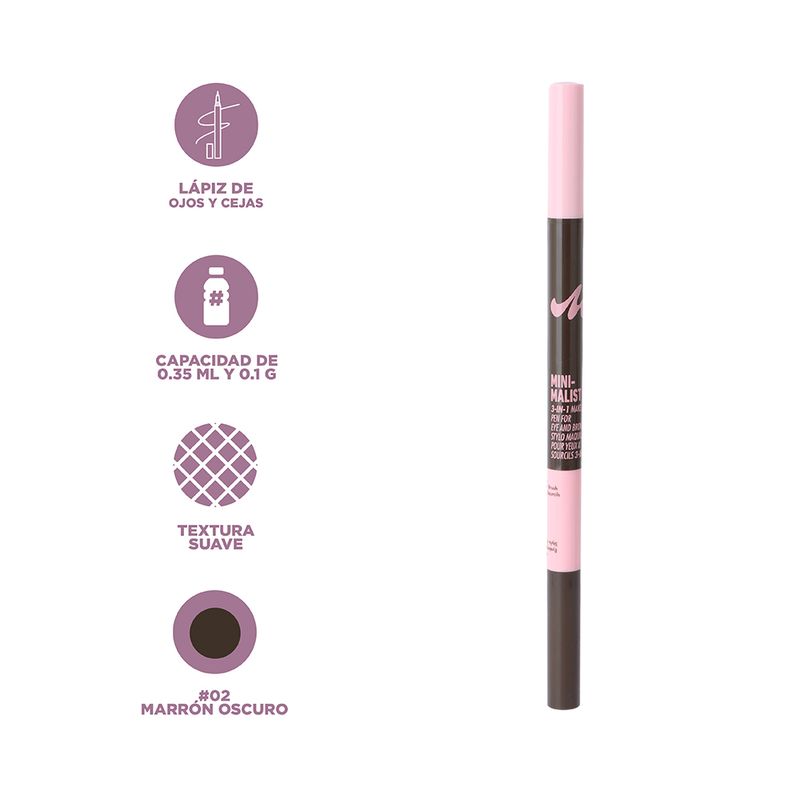 L-piz-Delineador-Para-Ojos-Y-Cejas-Miniso-Minimalist-Dark-Brown-02-0-1-gr-0-35-ml-3-En-1-4-26650