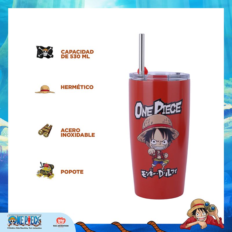 Vaso-Con-Tapa-Y-Popote-One-Piece-Monkey-D-Luffy-T-rmico-Acero-Inoxidable-Rojo-530-ml-3-25405