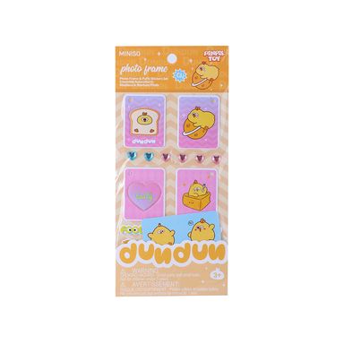 Plantilla De Stickers MINISO Dundun 36 Piezas