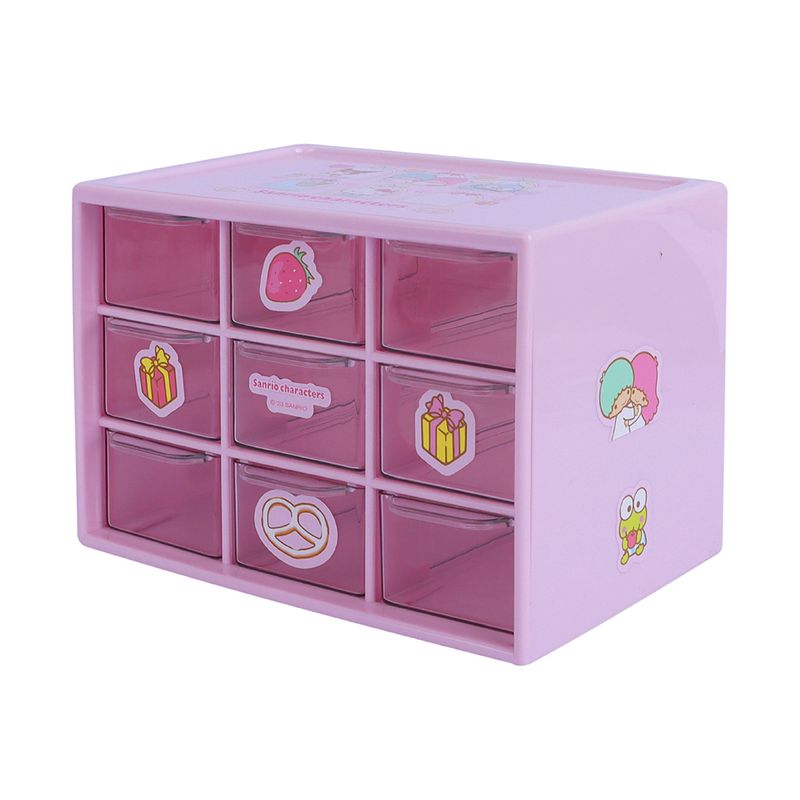 Organizador-De-Escritorio-Con-Cajones-SANRIO-Pl-stico-Rosa-1-24668