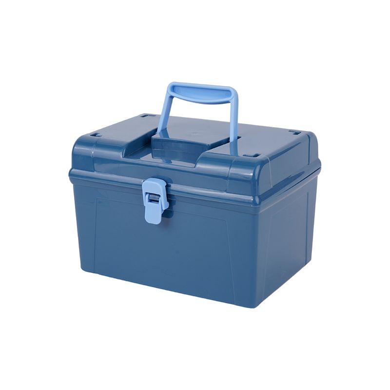 Caja-De-Almacenamiento-Con-Broche-Miniso-MINISO-Pl-stico-Azul-1-24449