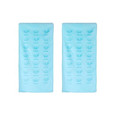 Toalla Para Manos Disney Stitch 82% Poliéster, 18% Poliamida Verde Aqua