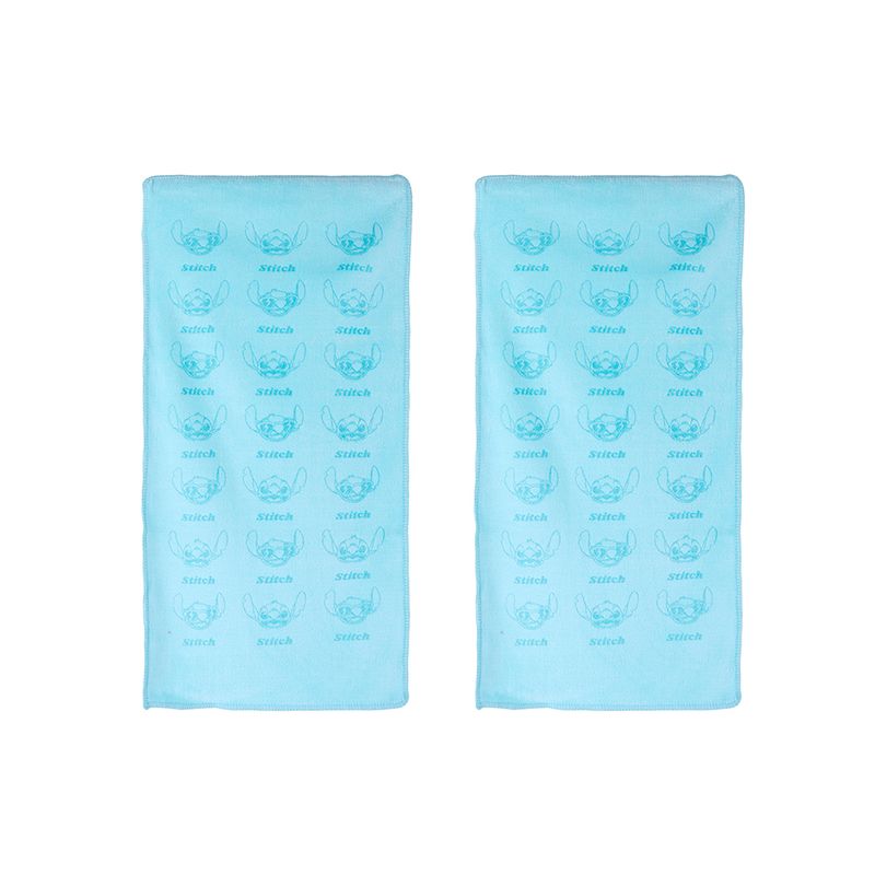 Toalla-Para-Manos-Disney-Stitch-82-Poli-ster-18-Poliamida-Verde-Aqua-1-24525