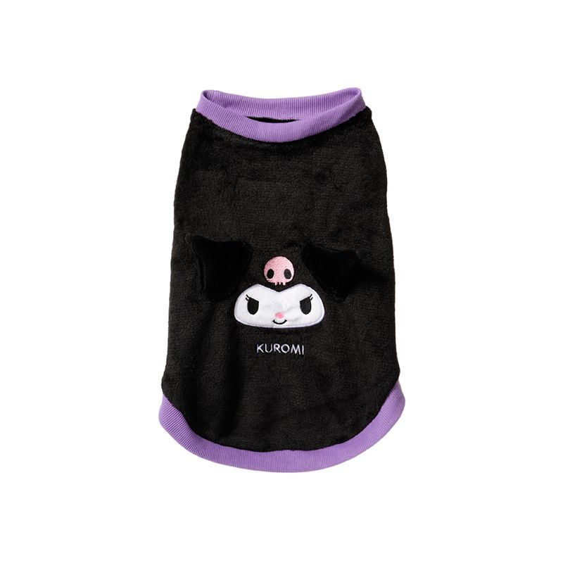 Ropa-Para-Mascotas-Sanrio-Kuromi-Camisa-100-Poli-ster-Negra-1-25159