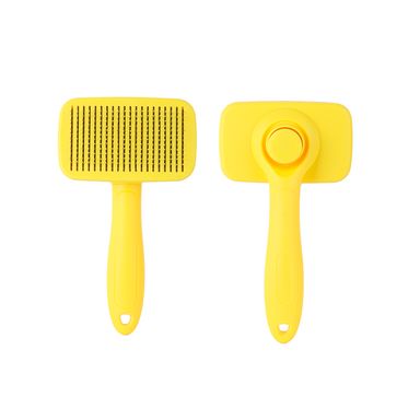 Cepillo Para Mascotas Miniso MINISO Removedor De Pelos Sintético Amarillo