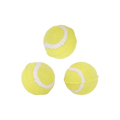 Juguetes Para Mascotas Pelotas Miniso MINISO Poliéster Amarillas 3 Piezas
