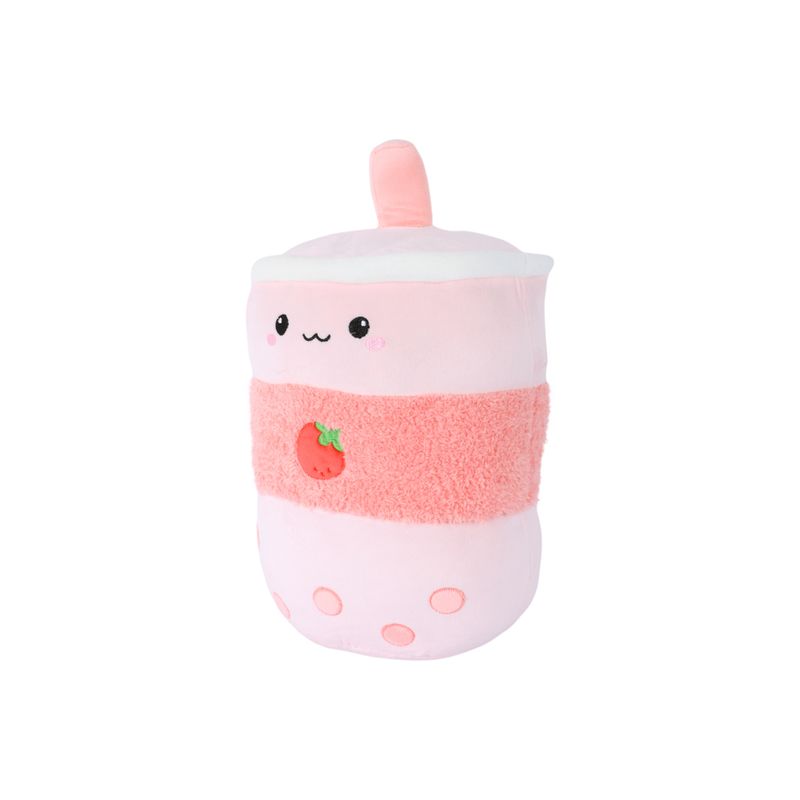 Peluche-Miniso-Malteada-De-Fresa-Fruit-Te-Felpa-Rosa-1-24570