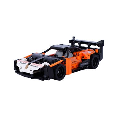 Bloques De Construcción Miniso MINISO Auto De Carreras Naranja 332 Piezas