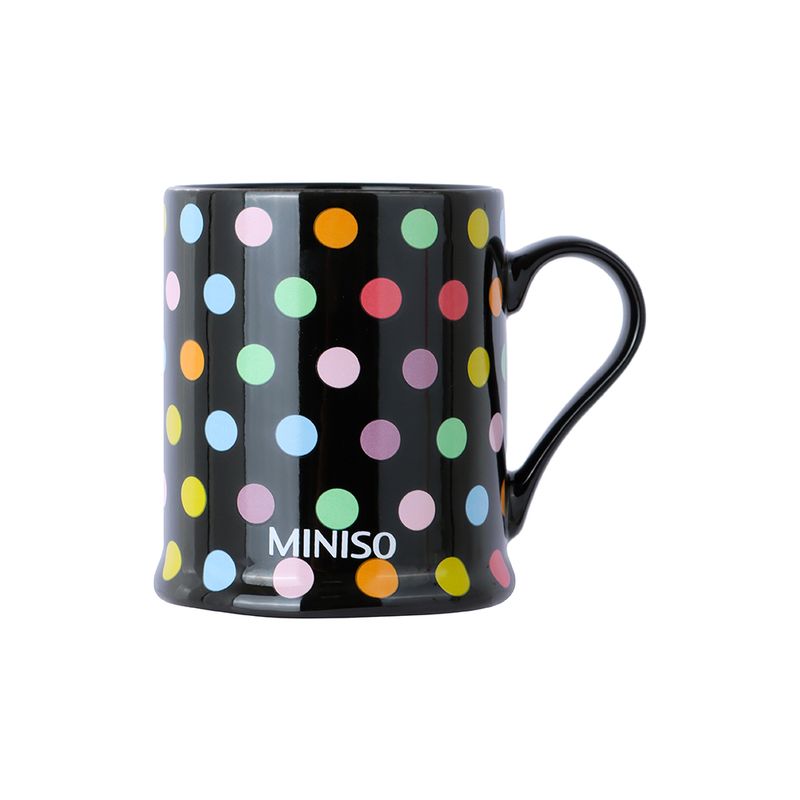 Taza-MINISO-Estampado-De-Lunares-Cer-mica-Negra-1-24894