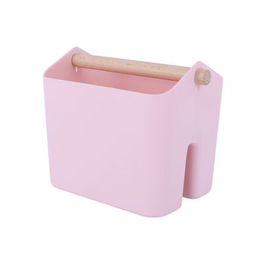 Organizador De Escritorio Doble Sección MINISO Plástico Rosa