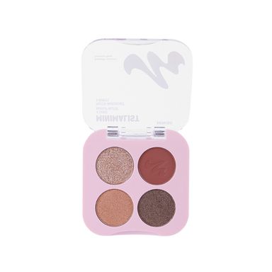Paleta De Sombras Para Ojos Miniso Minimalist Red & Brown 1.5 gr