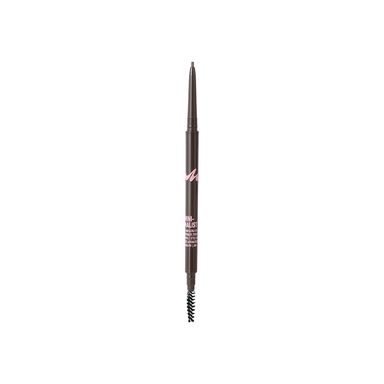 Lápiz Delineador Para Cejas Con Cepillo Miniso Minimalist Dark Brown 02 0.06 gr
