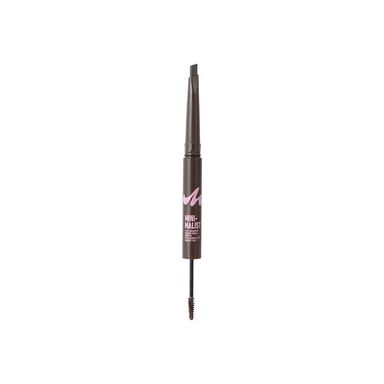 Lápiz Delineador Y Gel Para Cejas Miniso Minimalist Dark Brown 02 0.3 gr / 1 gr 2 en 1