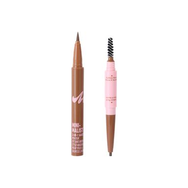 Lápiz Delineador Para Ojos Y Cejas Miniso Minimalist Taupe Gray 04 0.1 gr / 0.35 ml 3 En 1